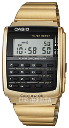 Casio Collection Ekran LCD/Stal w odcieniu złota CA-506G-9AEF