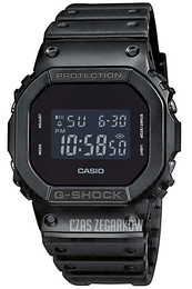 Casio G-Shock Ekran LCD/Żywica z tworzywa sztucznego 48.9x42.8 mm DW-5600BB-1ER