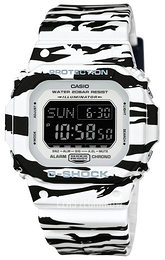 Casio G-Shock Ekran LCD/Żywica z tworzywa sztucznego DW-D5600BW-7ER