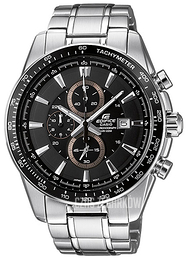 Casio Edifice Czarny/Stal Ø44.5 mm EF-547D-1A1VEF