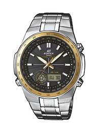 Casio Edifice Czarny/Stal Ø44 mm EFA-134SB-1A9VEF