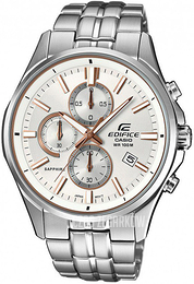 Casio Edifice Biały/Stal Ø43 mm EFB-530D-7AVUER