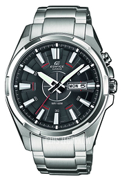 Casio Edifice Czarny/Stal Ø43.6 mm EFR-102D-1AVEF