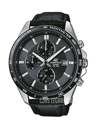 Casio Edifice Czarny/Skóra Ø48.6 mm EFR-512L-8AVEF