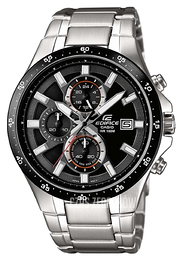 Casio Edifice Czarny/Stal Ø43.4 mm EFR-519D-1AVEF