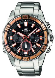 Casio Edifice Czarny/Stal Ø46 mm EFR-534D-1A9VEF