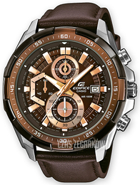 Casio Edifice Brązowy/Skóra Ø49 mm EFR-539L-5AVUEF