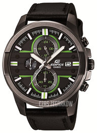 Casio Edifice Czarny/Skóra Ø47 mm EFR-543BL-1AVUEF