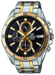 Casio Edifice Czarny/Stal w odcieniu złota Ø45 mm EFR-546SG-1AVUEF