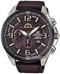 Casio Edifice Brązowy/Skóra Ø57.2 mm EFR-555BL-5AVUEF