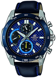 Casio Edifice Niebieski/Skóra Ø50.5 mm EFR-557BL-2AVUEF