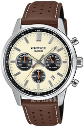 Casio Edifice Beżowy/Skóra Ø41 mm EFR-575L-7AEF