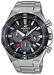 Casio Edifice Czarny/Stal Ø43 mm EFS-S520CDB-1AUEF