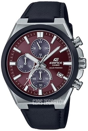 Casio Edifice Czerwony/Skóra Ø44 mm EFS-S630BL-5AVUEF