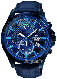 Casio Edifice Niebieski/Skóra Ø53 mm EFV-530BL-2AVUEF