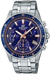 Casio Edifice Niebieski/Stal Ø43.8 mm EFV-540D-2AVUEF