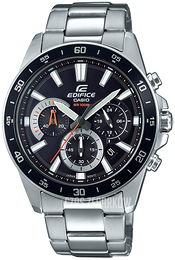 Casio Edifice Czarny/Stal Ø44 mm EFV-570D-1AVUEF