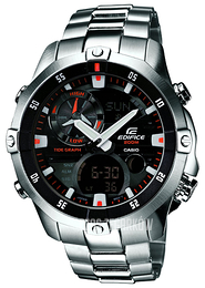 Casio Edifice Ekran LCD/Stal Ø46.7 mm EMA-100D-1A1VEF