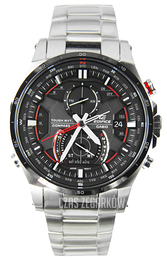 Casio Edifice Czarny/Stal Ø44.5 mm EQW-A1200DB-1AER