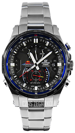 Casio Edifice Czarny/Stal Ø44.5 mm EQW-A1200RB-1AER