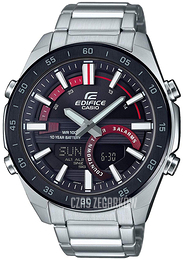 Casio Edifice Czarny/Stal Ø46.9 mm ERA-120DB-1AVEF