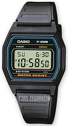 Casio Collection Ekran LCD/Żywica z tworzywa sztucznego 37.9x33.6 mm F-28W-1QYGF