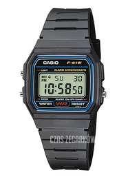 Casio Collection Żywica z tworzywa sztucznego 38x33.2 mm F-91W-1YEF