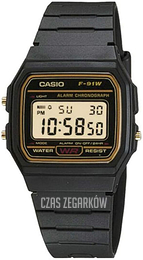 Casio Vintage Ekran LCD/Żywica z tworzywa sztucznego F-91WG-9QEF
