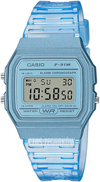 Casio Collection Ekran LCD/Żywica z tworzywa sztucznego F-91WS-2EF