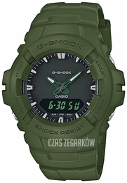 Casio G-Shock Zielony/Żywica z tworzywa sztucznego Ø49.6 mm G-100CU-3AER