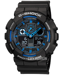 Casio G-Shock Czarny/Żywica z tworzywa sztucznego Ø51.2 mm GA-100-1A2