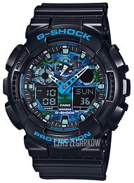 Casio G-Shock Wielokolorowy/Żywica z tworzywa sztucznego Ø51.2 mm GA-100CB-1AER