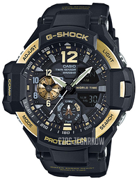 Casio G-Shock Czarny/Żywica z tworzywa sztucznego Ø52 mm GA-1100-9GER