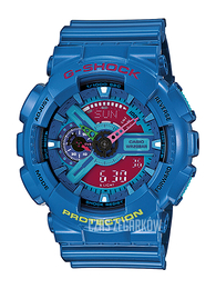 Casio G-Shock Niebieski/Żywica z tworzywa sztucznego Ø51.2 mm GA-110HC-2AER