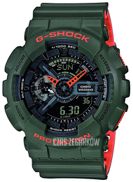 Casio G-Shock Ekran LCD/Żywica z tworzywa sztucznego Ø51 mm GA-110LN-3AER