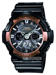 Casio G-Shock Ekran LCD/Żywica z tworzywa sztucznego Ø52.2 mm GA-200RG-1AER
