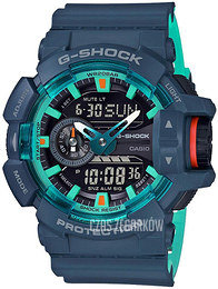 Casio G-Shock Ekran LCD/Żywica z tworzywa sztucznego Ø51.9 mm GA-400CC-2AER