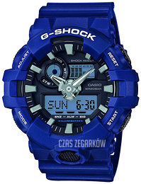 Casio G-Shock Czarny/Żywica z tworzywa sztucznego Ø53.4 mm GA-700-2AER