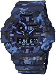 Casio G-Shock Ekran LCD/Żywica z tworzywa sztucznego Ø53.4 mm GA-700CM-2AER