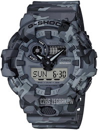 Casio G-Shock Ekran LCD/Żywica z tworzywa sztucznego Ø53.4 mm GA-700CM-8AER