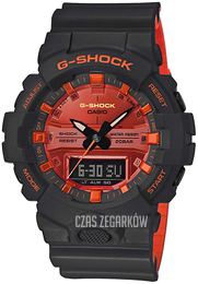 Casio G-Shock Czerwony/Żywica z tworzywa sztucznego Ø48.6 mm GA-800BR-1AER