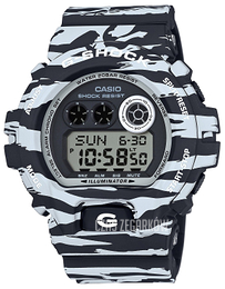 Casio G-Shock Ekran LCD/Żywica z tworzywa sztucznego Ø51 mm GD-X6900BW-1ER