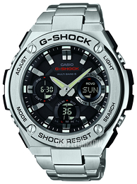 Casio G-Shock Czarny/Stal Ø50 mm GST-W110D-1AER