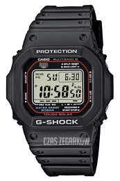 Casio G-Shock Ekran LCD/Żywica z tworzywa sztucznego 43.2x46.7 mm GW-M5600-1ER