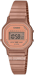 Casio Retro Ekran LCD/Stal w kolorze różowego złota LA-11WR-5AEF