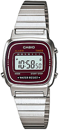 Casio Classic Ekran LCD/Stal 30x25 mm LA-670WA-4DF