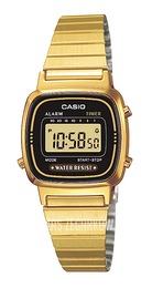 Casio Collection Stal w odcieniu złota 30.3x24.6 mm LA670WEGA-1EF