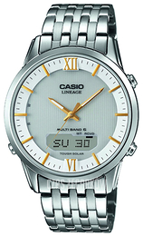 Casio Radio Controlled Biały/Stal Ø40 mm LCW-M180D-7AER