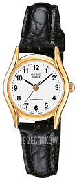 Casio Collection Biały/Skóra Ø23 mm LTP-1154Q-7BEF