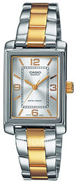 Casio Collection Srebrny/Stal w odcieniu złota 32x21 mm LTP-1234SG-7AEF